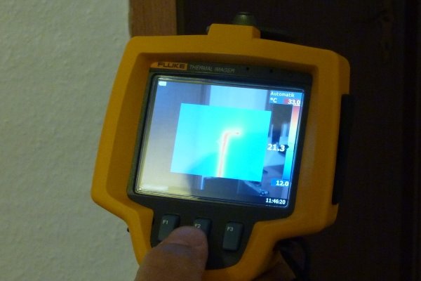 Thermografie im Einsatz bei einer Lauschabwehr