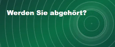 Lauschabwehr Kontakt Werden Sie abgehört
